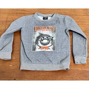 Lot of 2 Kids’ Sweaters Hurley 4T & Garanimals 5T Shark & Chill Vibes Prints